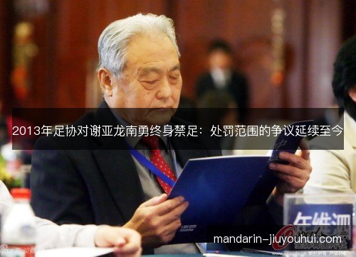 2013年足协对谢亚龙南勇终身禁足：处罚范围的争议延续至今